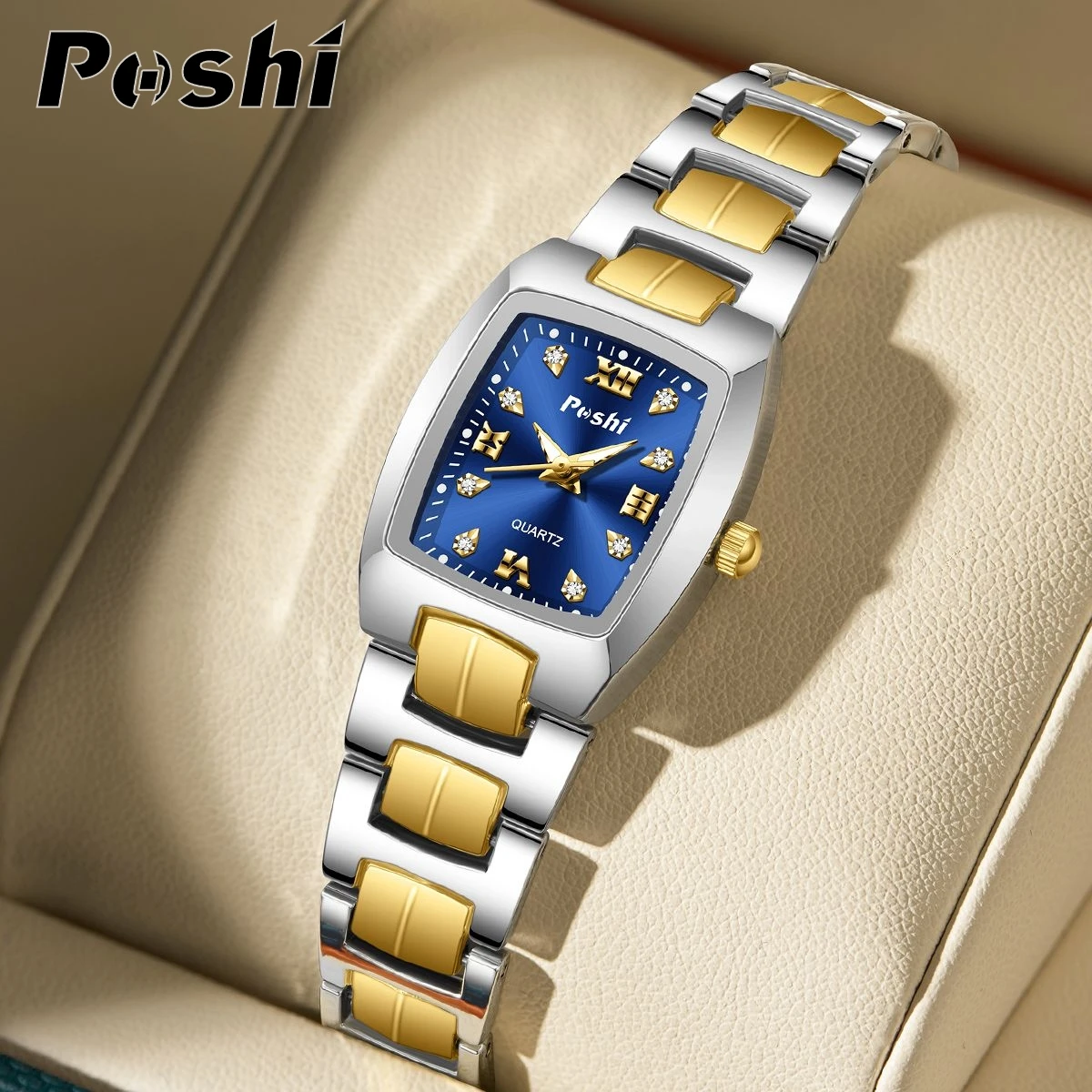 POSHI 982, модные повседневные женские часы, деловые кварцевые наручные часы с ремешком из сплава, популярные с женскими часами-браслетом для молодых людей
POSHI 982, модные повседневные женские часы, деловые кварцевые наручные часы с ремешком из сплава, популярные с женскими часами-браслетом для молодых людей