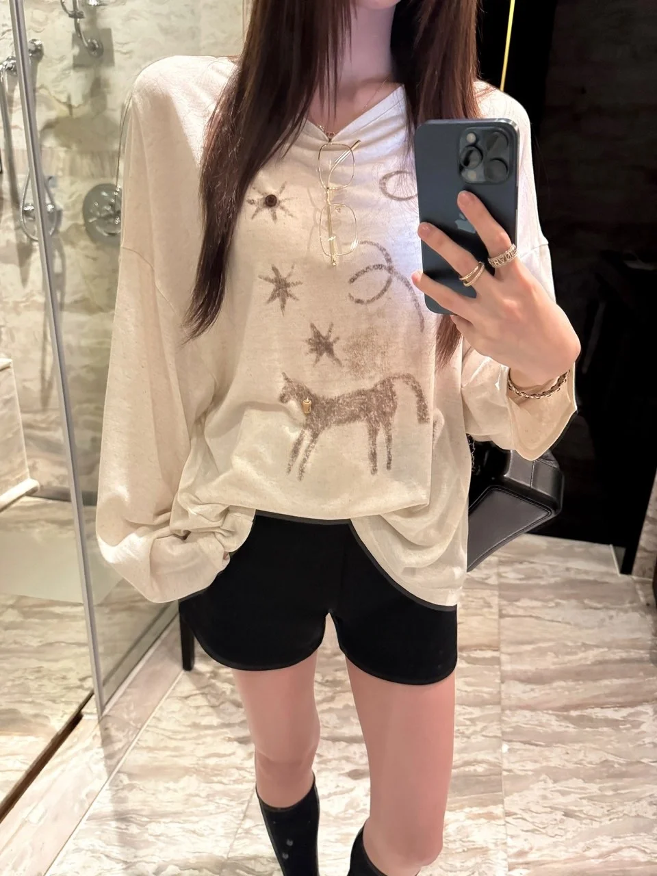 UKILAU Lazy Feel Sun Protection T-irt Thin Spring Summer Loose Linen Base Women's Print Long Sve round Ne Pullover
UKILAU Lazy Feel Sun Protection T-irt Thin Spring Summer Loose Linen Base Women's Print Long Sve round Ne Pullover