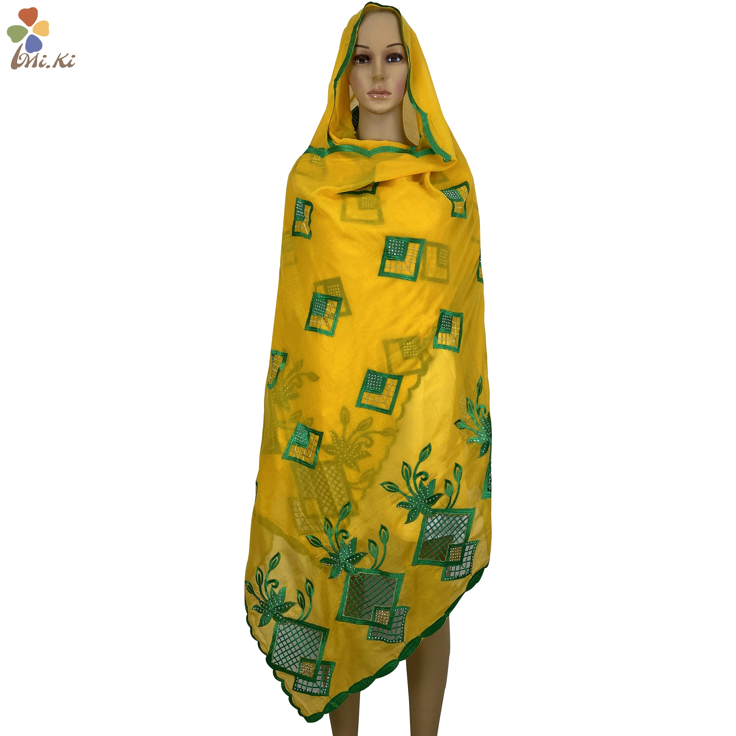 2022 High Quality New African Women Scarf 100% Cotton Embroidery Muslim Women Shawls Pray Islamic Hijab Scarf
2022 High Quality New African Women Scarf 100% Cotton Embroidery Muslim Women Shawls Pray Islamic Hijab Scarf