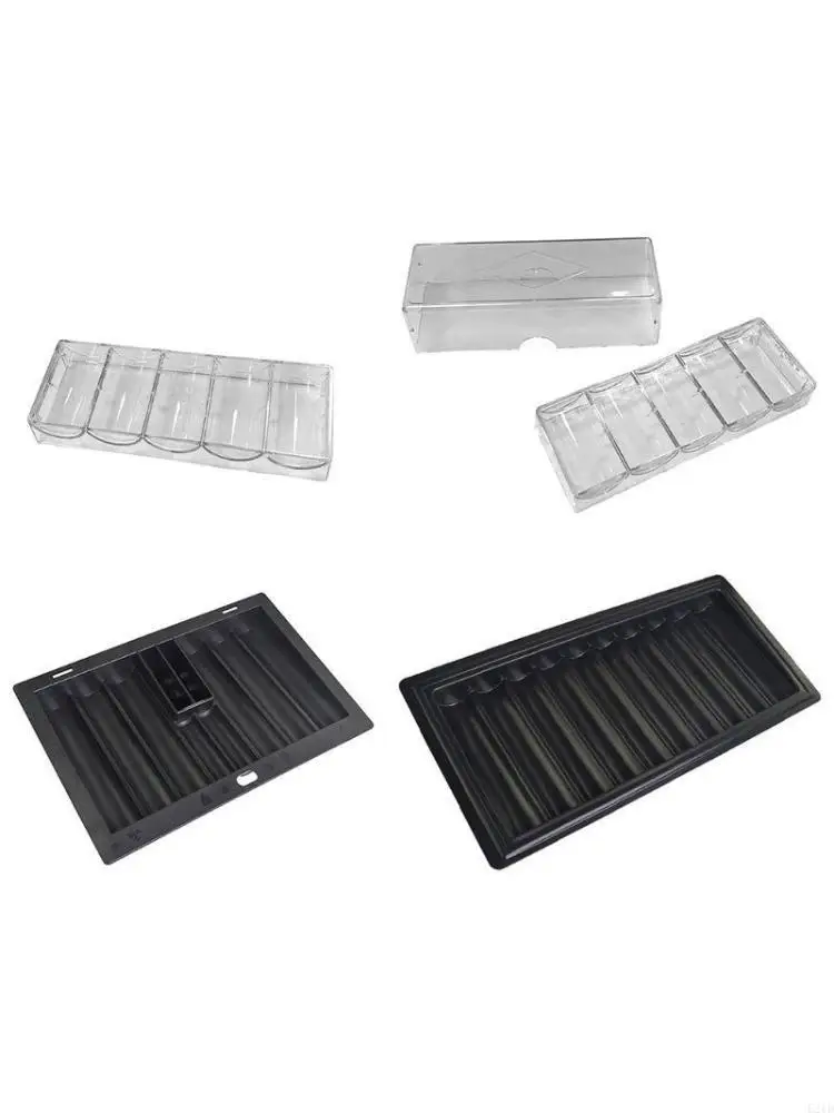 Acrylic Game Chip Box Baccarat Box Tray Casin Board Game Chip Tray Holds 100pcs
Acrylic Game Chip Box Baccarat Box Tray Casin Board Game Chip Tray Holds 100pcs