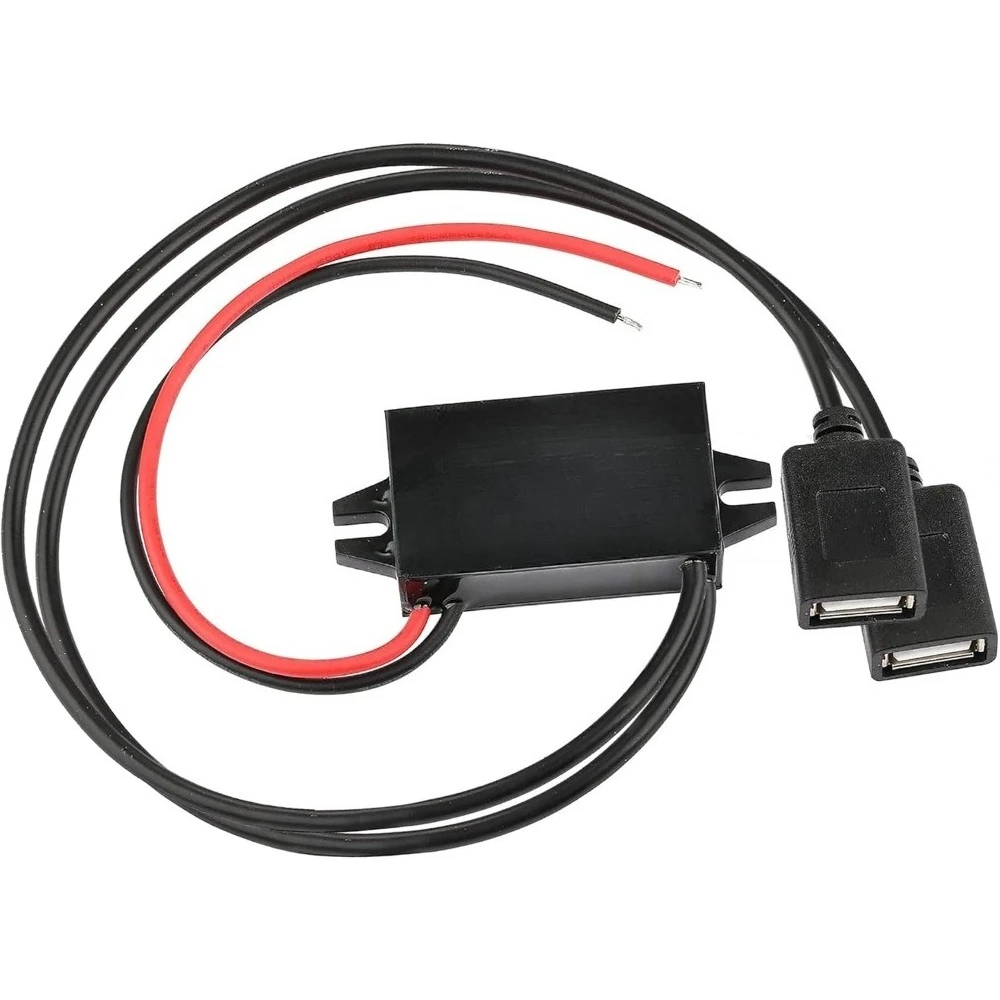 Waterproof 12V/24V To 5V 3A 15W Converter DC To DC Step Down Module Power Adapter Buck Voltage Transformer (Dual USB Connectors)
Waterproof 12V/24V To 5V 3A 15W Converter DC To DC Step Down Module Power Adapter Buck Voltage Transformer (Dual USB Connectors)