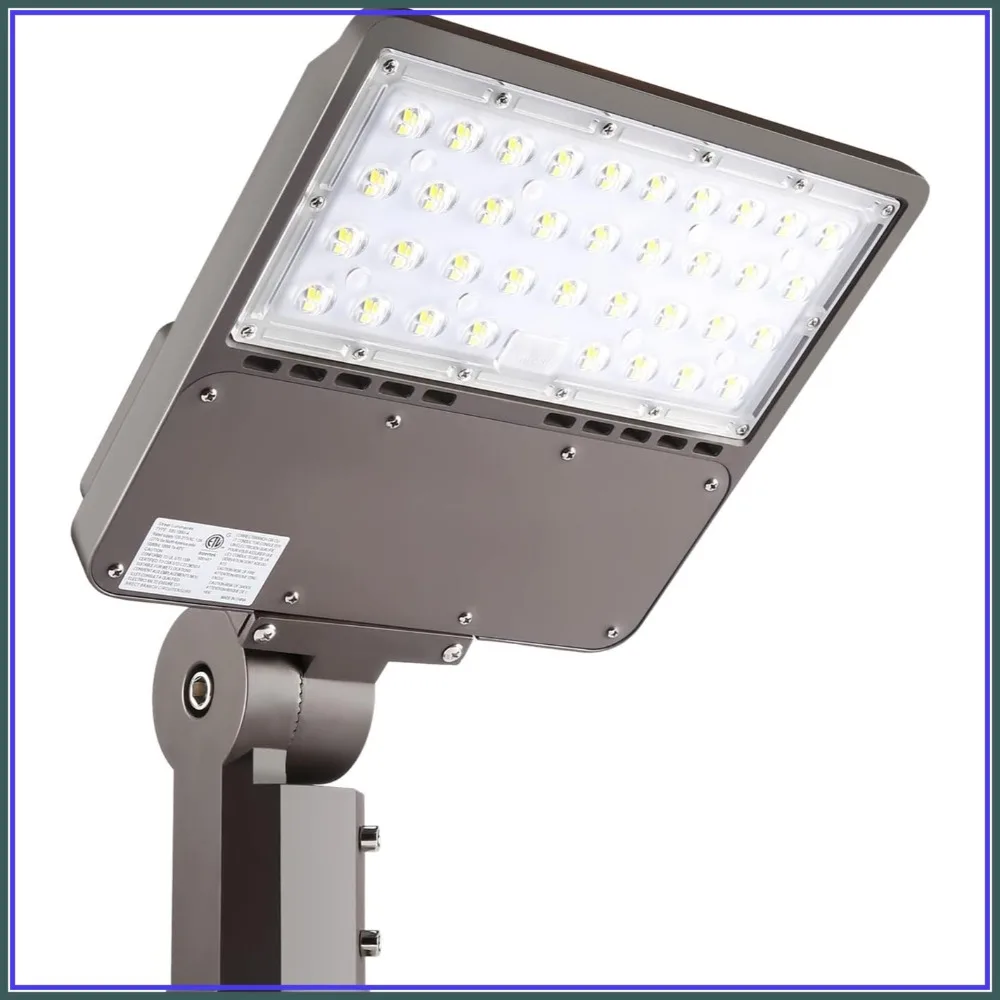 100W LED Parking Lot Light with Adjustable Slip Fitter, 5000K, 14000LM, Dusk to Dawn Photocell, 100-277V, ETL
100W LED Parking Lot Light with Adjustable Slip Fitter, 5000K, 14000LM, Dusk to Dawn Photocell, 100-277V, ETL