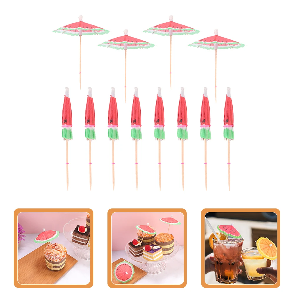 150 Pcs Watermelon Umbrella Toothpicks Bamboo Fruit Sticks Drink Decorations Cocktail Picks Party Supplies Buffet Wedding
150 Pcs Watermelon Umbrella Toothpicks Bamboo Fruit Sticks Drink Decorations Cocktail Picks Party Supplies Buffet Wedding