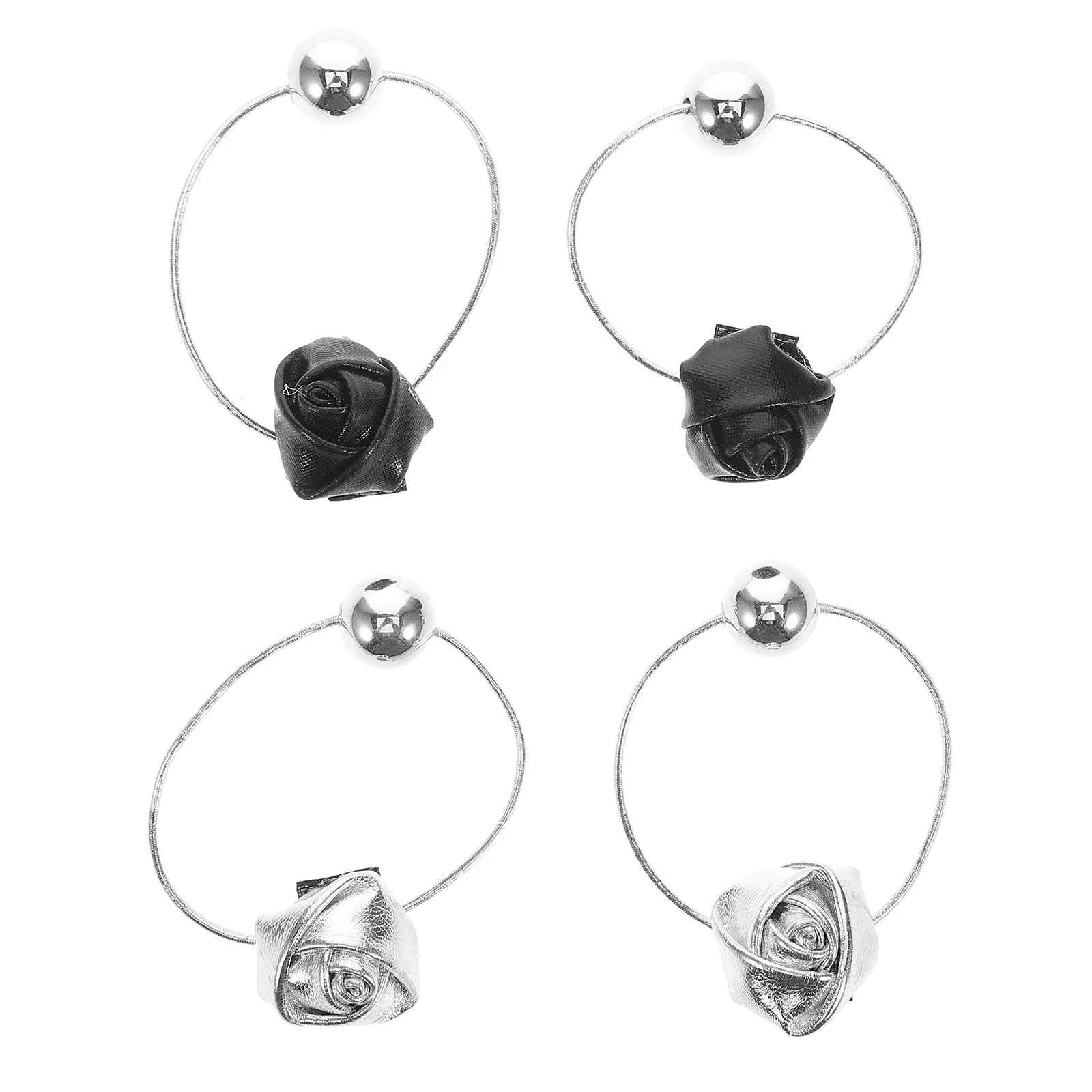 Набор из 4 резинок для волос с розами, эластичные резинки-хомуты из полиуретана для хвоста, цветочные резинки-скранчи для женщин
Набор из 4 резинок для волос с розами, эластичные резинки-хомуты из полиуретана для хвоста, цветочные резинки-скранчи для женщин