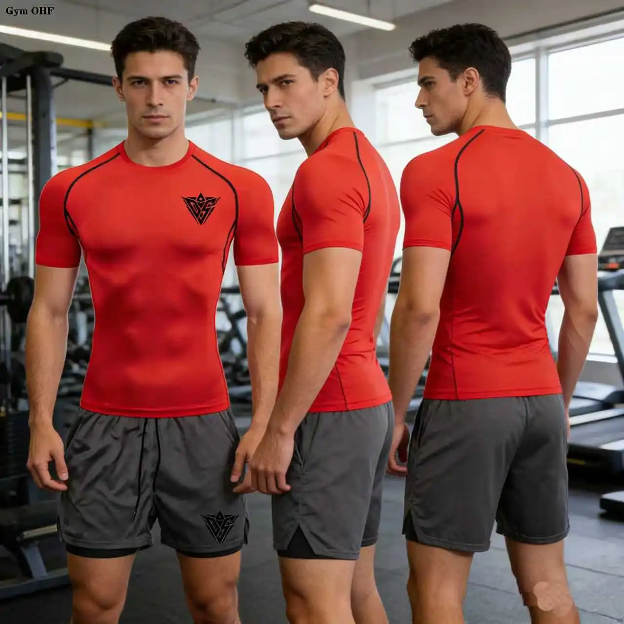 Новый повседневный мужской спортивный компрессионный комплект, дышащая спортивная футболка с принтом, дышащие шорты для бега, быстросохнущий комплект спортивной одежды
Новый повседневный мужской спортивный компрессионный комплект, дышащая спортивная футболка с принтом, дышащие шорты для бега, быстросохнущий комплект спортивной одежды