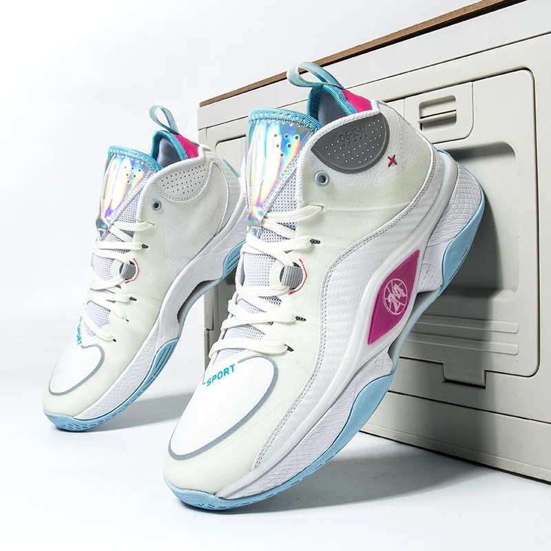 2024 New Couples Basketball Sneakers Fashion Reflective Basketball Shoes Non Slip Training Sneakers Breathable Outdoor Sneakers
2024 New Couples Basketball Sneakers Fashion Reflective Basketball Shoes Non Slip Training Sneakers Breathable Outdoor Sneakers
