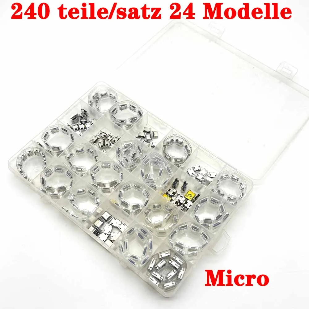 240 teile/satz 24 Modelle Micro USB MINI usb weibliche Android handy lade zubehör Stecker Buchse Jack MP3/4/5 Connector
240 teile/satz 24 Modelle Micro USB MINI usb weibliche Android handy lade zubehör Stecker Buchse Jack MP3/4/5 Connector