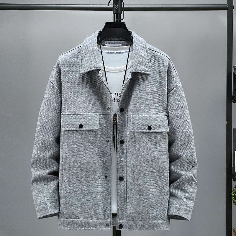 Autumn Men's Jackets Plus Size Work Pocket Solid Color Top Flip Collar Fat Casual Loose Fat Coat 170kg 10xl
Autumn Men's Jackets Plus Size Work Pocket Solid Color Top Flip Collar Fat Casual Loose Fat Coat 170kg 10xl