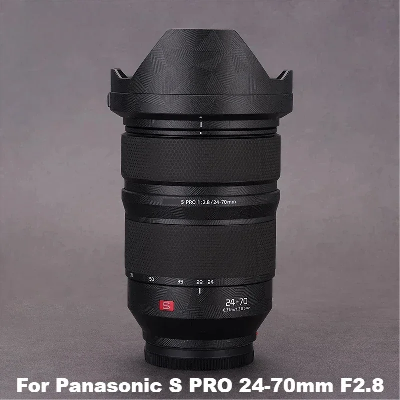 For Panasonic LUMIX S PRO 24-70mm F2.8 Decal Skin Vinyl Wrap Film Camera Lens Body Protective Sticker Coat 24-70 2.8 F/2.8
For Panasonic LUMIX S PRO 24-70mm F2.8 Decal Skin Vinyl Wrap Film Camera Lens Body Protective Sticker Coat 24-70 2.8 F/2.8