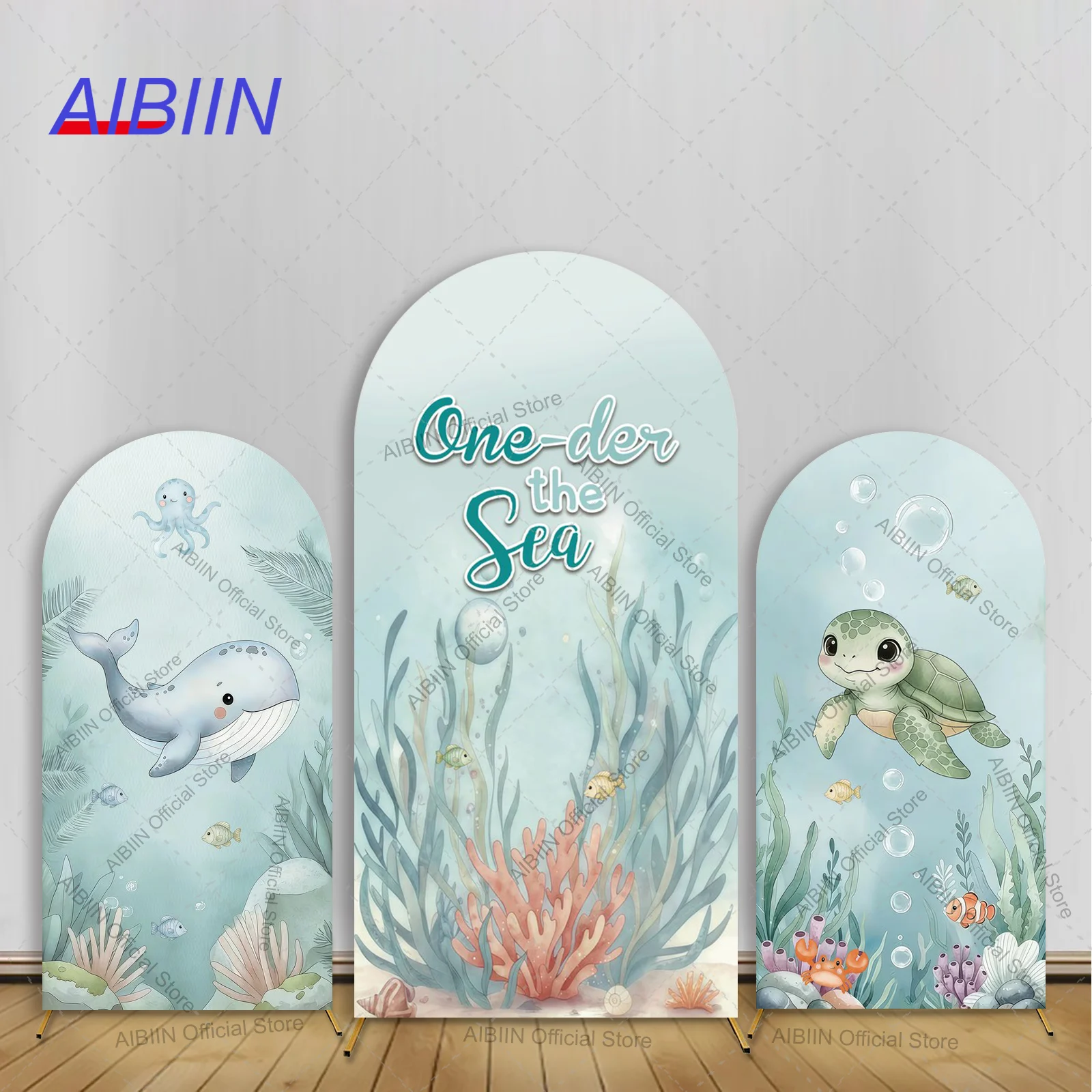 One-der The Sea First Birthday Arch Backdrop Cover Underwater Ocean Animals Whale Turtle Coral Baby Cake Party Decor Background
One-der The Sea First Birthday Arch Backdrop Cover Underwater Ocean Animals Whale Turtle Coral Baby Cake Party Decor Background