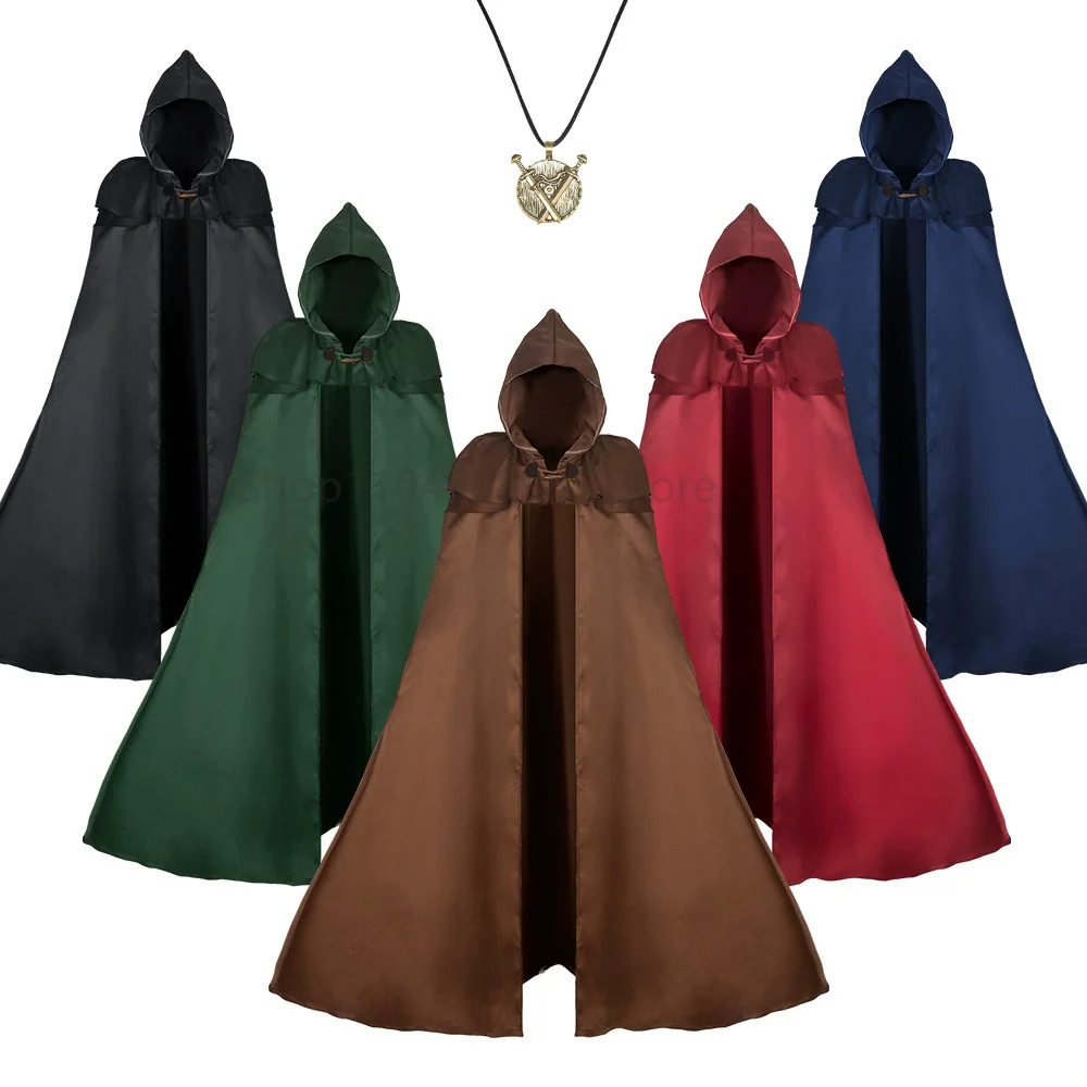 Retro Cosplay Medieval Men Costumes Knight Pirate Prince Gothic Hooded Cloak Capes Long Robes Jackets Coat Carnival Halloween
Retro Cosplay Medieval Men Costumes Knight Pirate Prince Gothic Hooded Cloak Capes Long Robes Jackets Coat Carnival Halloween