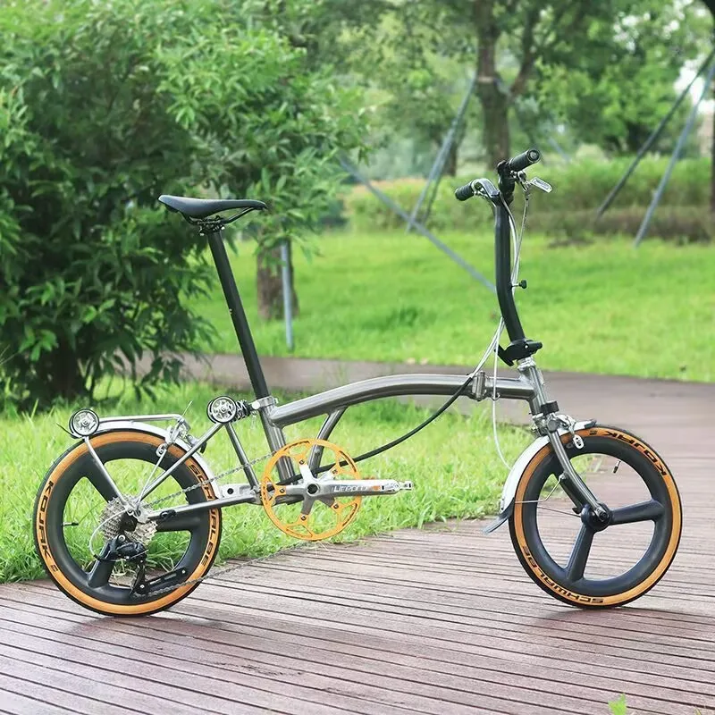 KaFeiDi Aluminum Alloy Folding Bicycle Ultra-light Carbon Fiber Integral Wheel 16 Inches 9 Speed Cycling Men's Women's Fold Bike
KaFeiDi Aluminum Alloy Folding Bicycle Ultra-light Carbon Fiber Integral Wheel 16 Inches 9 Speed Cycling Men's Women's Fold Bike