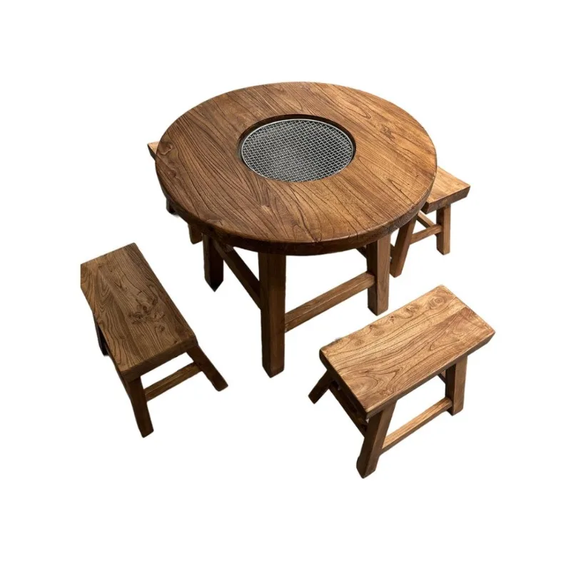 Old elm fireplace table, indoor winter winter household roaster
Old elm fireplace table, indoor winter winter household roaster