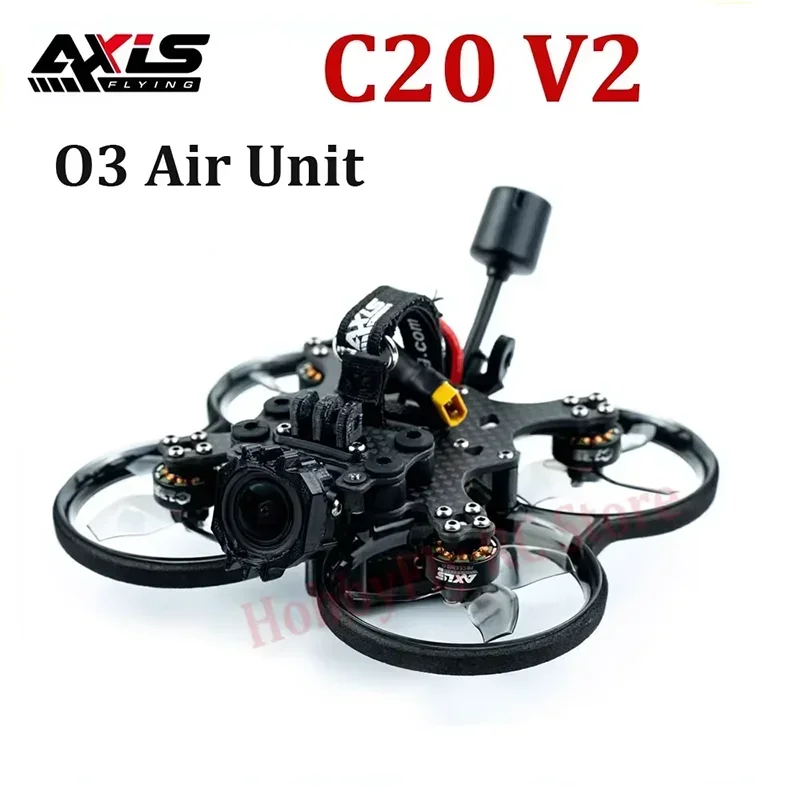 Axisflying C20 V2 2" Sub250g O3 Air Unit FPV Drone - 4S Cinewhoop for Racing & Freestyle
Axisflying C20 V2 2" Sub250g O3 Air Unit FPV Drone - 4S Cinewhoop for Racing & Freestyle