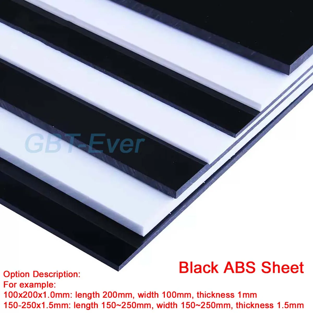 1Pcs Black ABS Sheet DIY Handmade Building Model Materials 100x200~250x200mm Plastic Wall Board Hardboard Remodeling Board Sheet
1Pcs Black ABS Sheet DIY Handmade Building Model Materials 100x200~250x200mm Plastic Wall Board Hardboard Remodeling Board Sheet