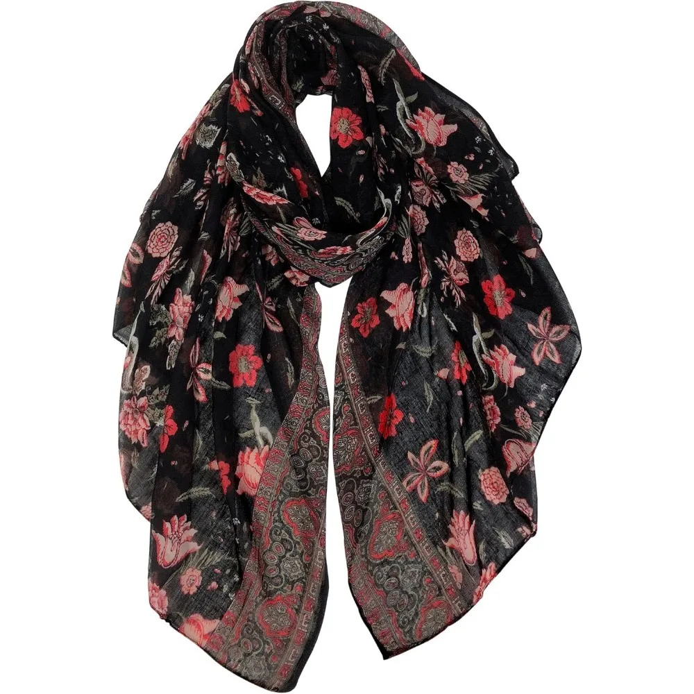 Lightweight Scarves Fashion Flowers Print Women Cotton Wrap Scarf Head Shawl Spring Gift
Lightweight Scarves Fashion Flowers Print Women Cotton Wrap Scarf Head Shawl Spring Gift