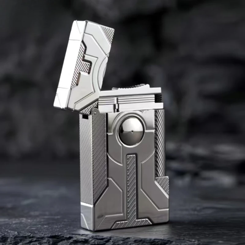 Масляная зажигалка Calories, громкая боковая зажигалка со стальным звуком, матовая пятисторонняя зажигалка с резьбой, креативная подарочная зажигалка для шлифовальной машины
Масляная зажигалка Calories, громкая боковая зажигалка со стальным звуком, матовая пятисторонняя зажигалка с резьбой, креативная подарочная зажигалка для шлифовальной машины