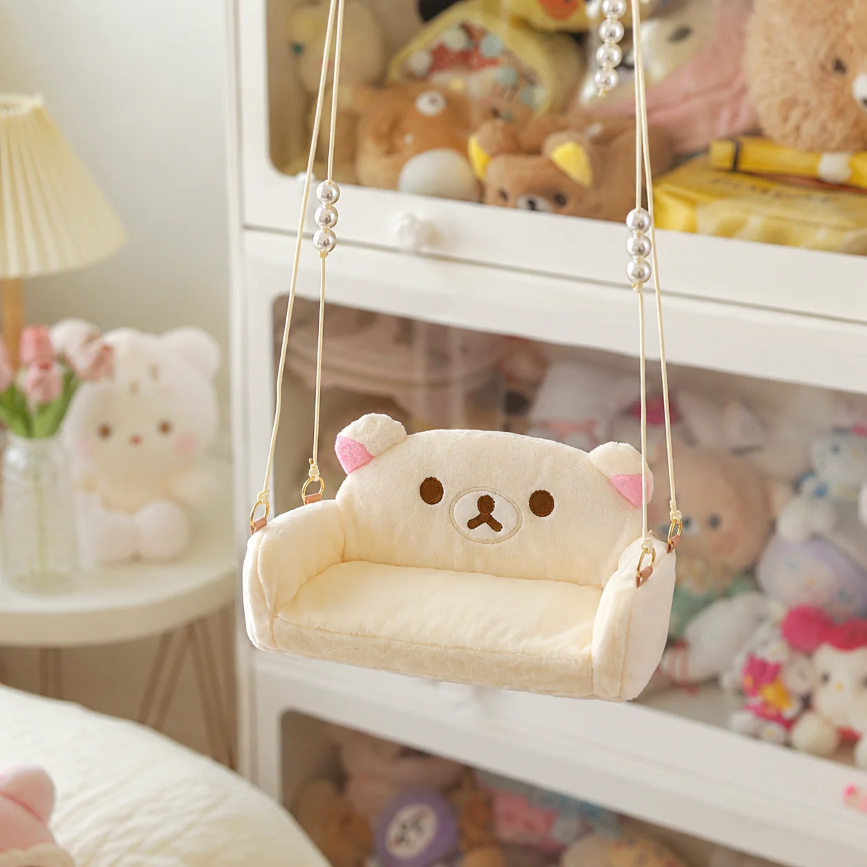 Rilakkuma Small Mini Bear Doll Soft Stuffed Kawaii Pendant Changeable Swing Collectible Plushie Toy Gift For Kids
Rilakkuma Small Mini Bear Doll Soft Stuffed Kawaii Pendant Changeable Swing Collectible Plushie Toy Gift For Kids