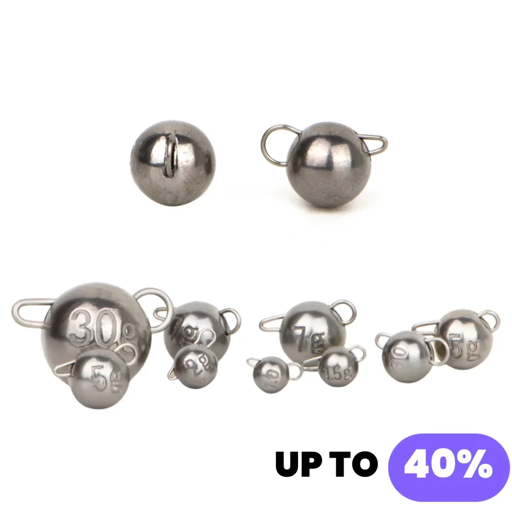 1/5/10Pcs Winter Fishing Weights Sinkers Jig Head Ball Sinker Cheburashka Weight for Deep Water Russia Bass Fishing Lure
1/5/10Pcs Winter Fishing Weights Sinkers Jig Head Ball Sinker Cheburashka Weight for Deep Water Russia Bass Fishing Lure