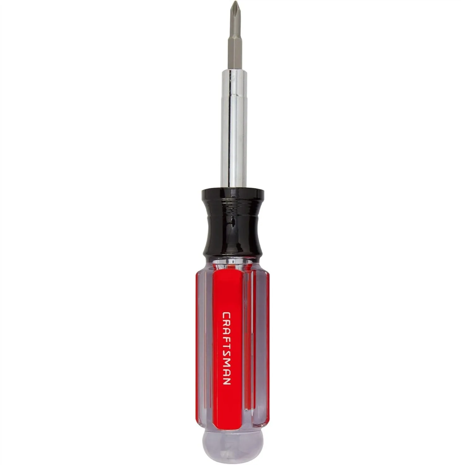 6-in-1 Multi-Bit Screwdriver Set with Acetate Handle, Convenient Shaft Storage and Dual Nut Driving Capability
6-in-1 Multi-Bit Screwdriver Set with Acetate Handle, Convenient Shaft Storage and Dual Nut Driving Capability