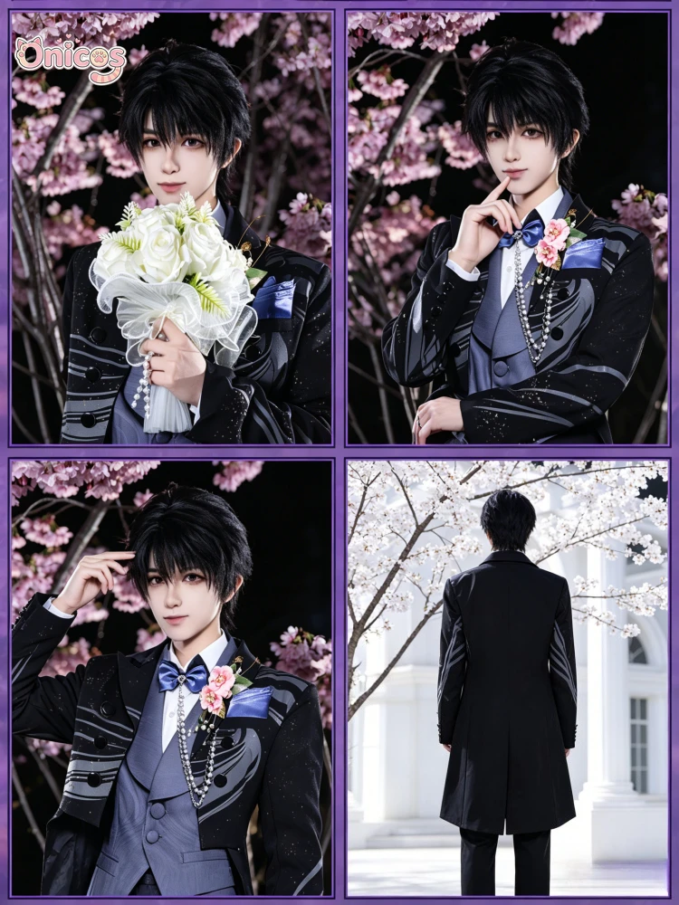 Love and Deepspace Caleb Cosplay Costumes Game Suti Wayward Wonderland Wedding Attire Men's Clothing Anime Party Uniform Onicos
Love and Deepspace Caleb Cosplay Costumes Game Suti Wayward Wonderland Wedding Attire Men's Clothing Anime Party Uniform Onicos
