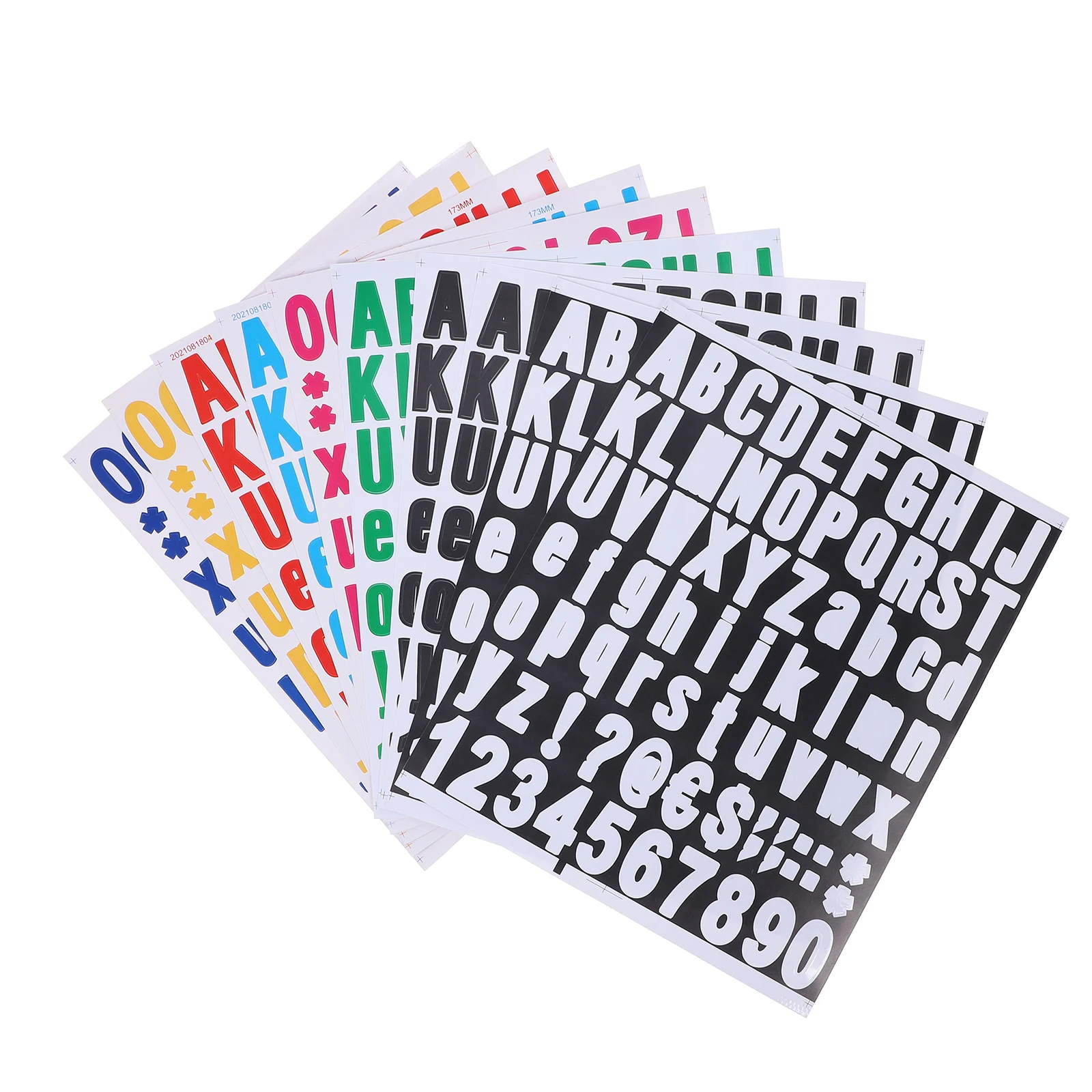 10 Sheets PVC Adhesive Letter Stickers for Crafts Scrapbooking Decals Graduation Hat Number Mailbox Address Signs
10 Sheets PVC Adhesive Letter Stickers for Crafts Scrapbooking Decals Graduation Hat Number Mailbox Address Signs