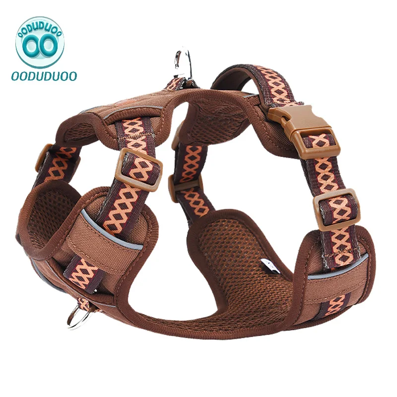 OODUDUOO Dog harness No-Pull Reflective Pet Harness with Escape-Proof Leash Leather Padded Design for Medium Leather Dog Harnes
OODUDUOO Dog harness No-Pull Reflective Pet Harness with Escape-Proof Leash Leather Padded Design for Medium Leather Dog Harnes