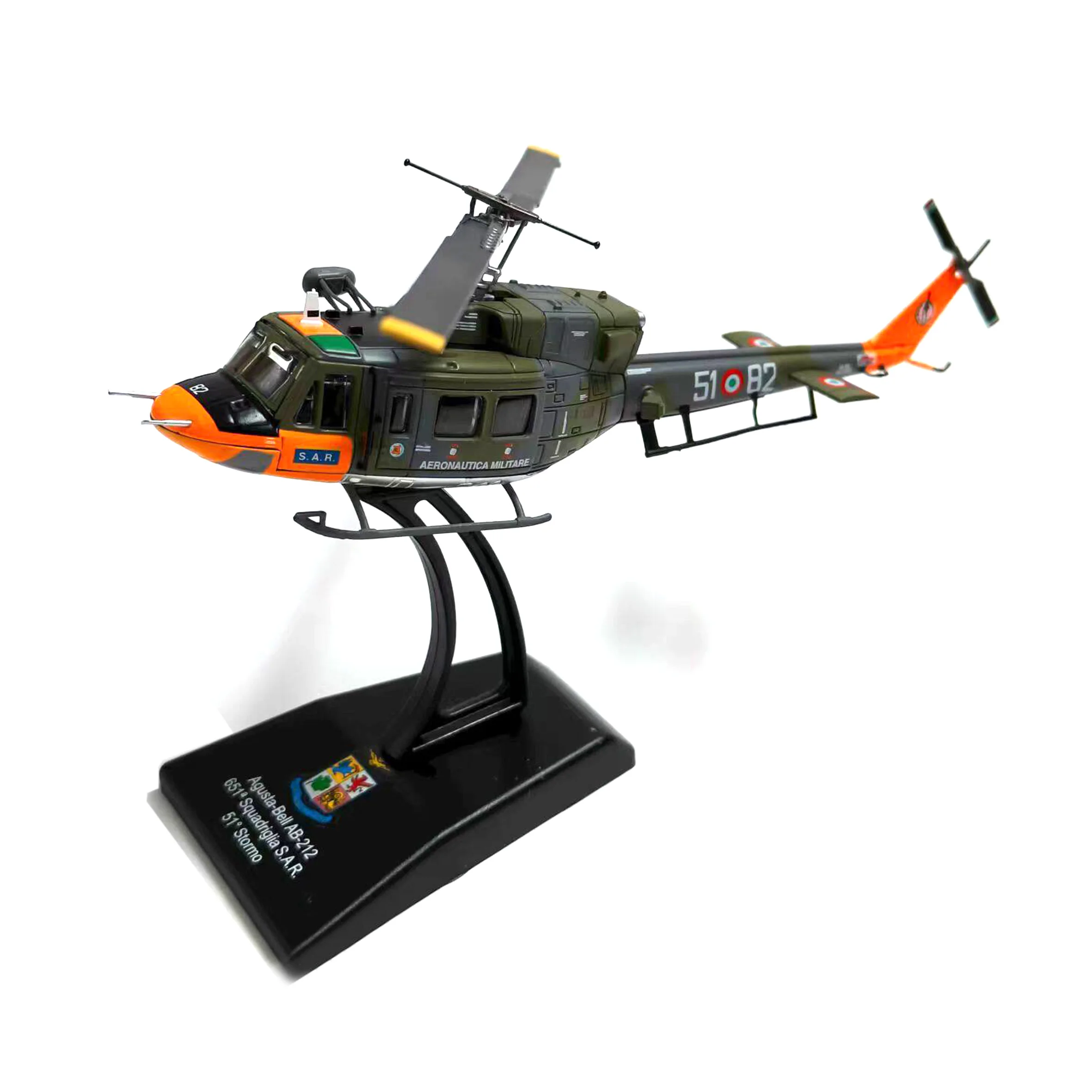 1: 100 Bell AB.212 Anti Submarine Helicopter Model Alloy Static Finished Product Model
1: 100 Bell AB.212 Anti Submarine Helicopter Model Alloy Static Finished Product Model