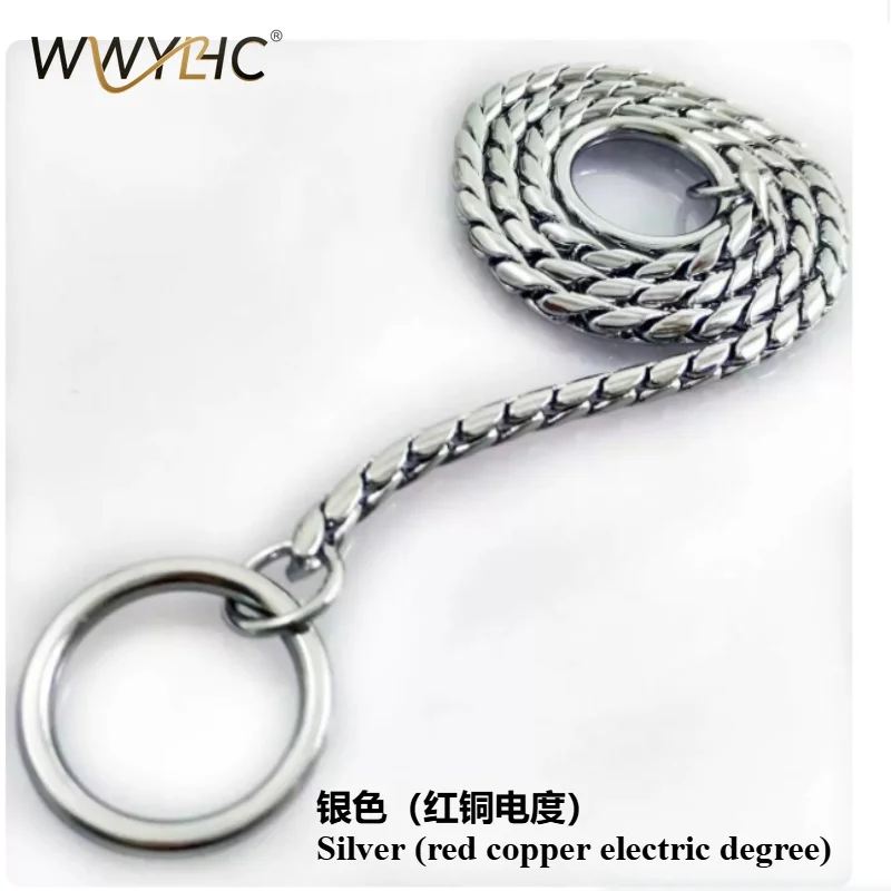 Suitable for large, medium and small dogs, stainless steel P-chain dog collar, anti bite traction rope, walking leash
Suitable for large, medium and small dogs, stainless steel P-chain dog collar, anti bite traction rope, walking leash