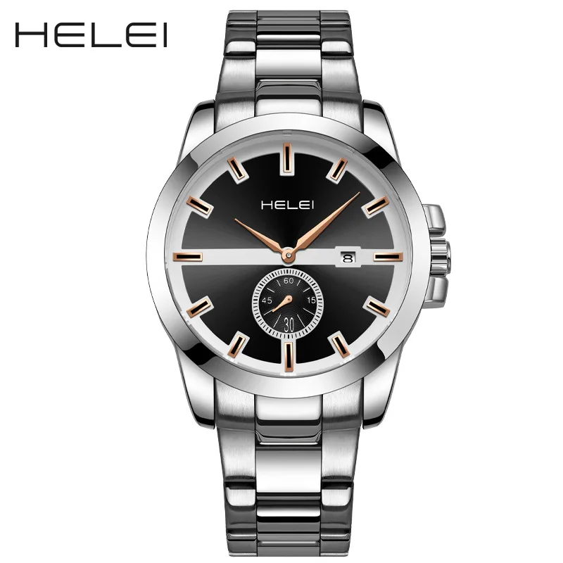 Fashion Stylish Waterproof Quartz Watch with Stainless Steel Strap Creative Personality Wristwatch Automatic Calendar Display
Fashion Stylish Waterproof Quartz Watch with Stainless Steel Strap Creative Personality Wristwatch Automatic Calendar Display