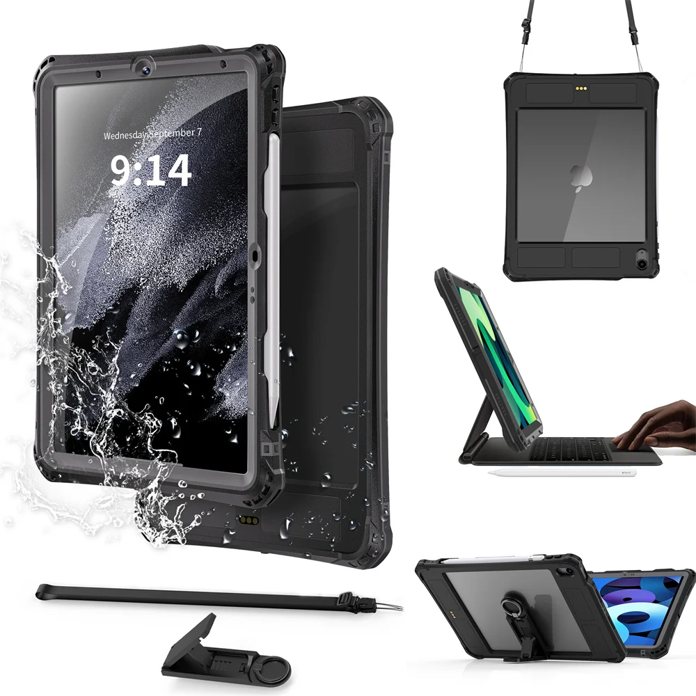 Outdoor 360 Full Waterproof Case For Apple iPad Air 11 2026 2025 2024 M4 M3 M2 Dust-proof Snow-proof Surfing For iPad Air 5 4
Outdoor 360 Full Waterproof Case For Apple iPad Air 11 2026 2025 2024 M4 M3 M2 Dust-proof Snow-proof Surfing For iPad Air 5 4