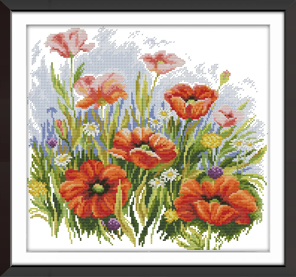 Joy Sunday New Stamped Cross Stitch Kit,11/14/16CT DIY Easy Pattern Aida Fabric Embroidery Set-Flower 7
Joy Sunday New Stamped Cross Stitch Kit,11/14/16CT DIY Easy Pattern Aida Fabric Embroidery Set-Flower 7