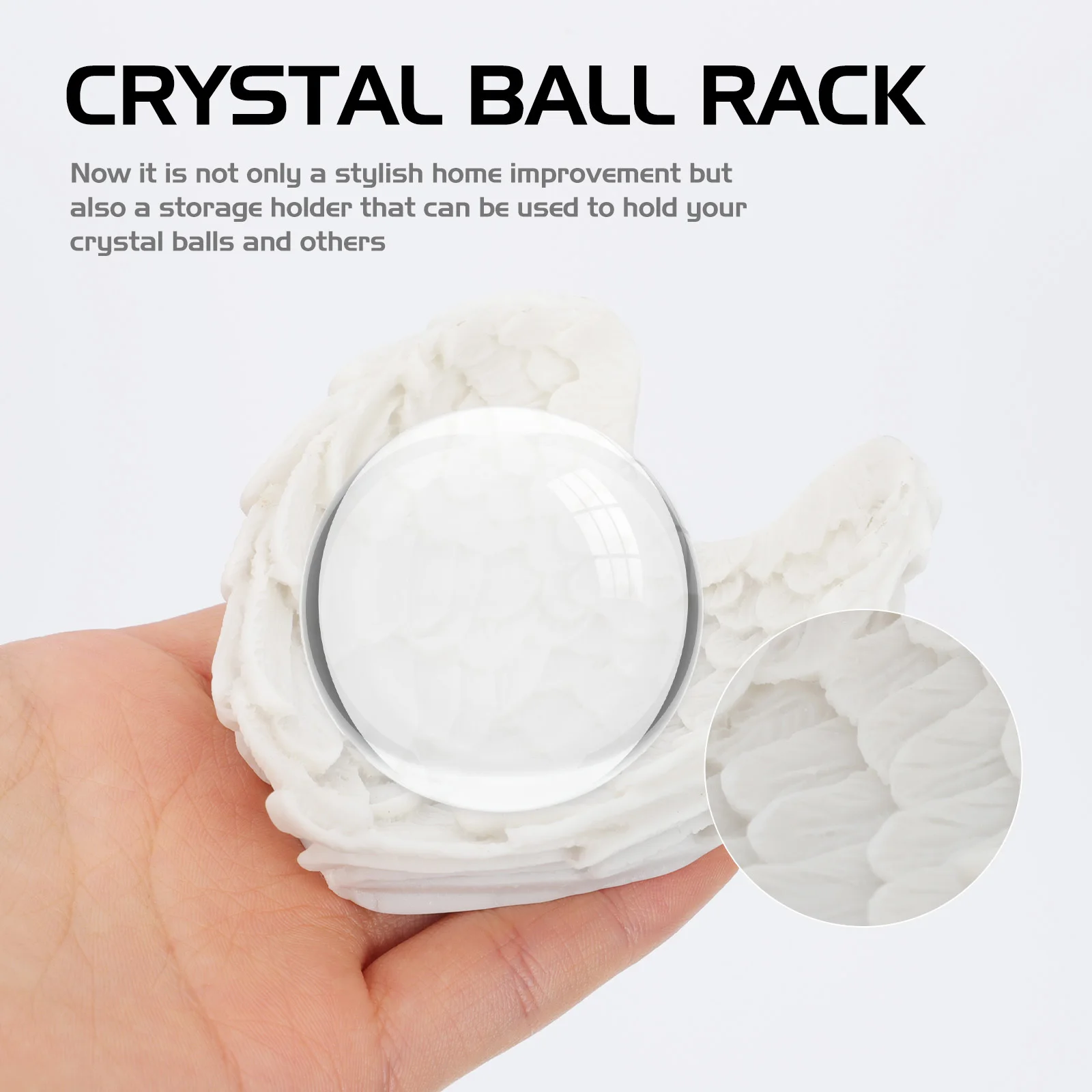 1Pcs Crystal Balls Resin Display Rack Fine Workmanship Holder for Home Office Decor Unique Shape Storage Base Artistic Adornment
1Pcs Crystal Balls Resin Display Rack Fine Workmanship Holder for Home Office Decor Unique Shape Storage Base Artistic Adornment