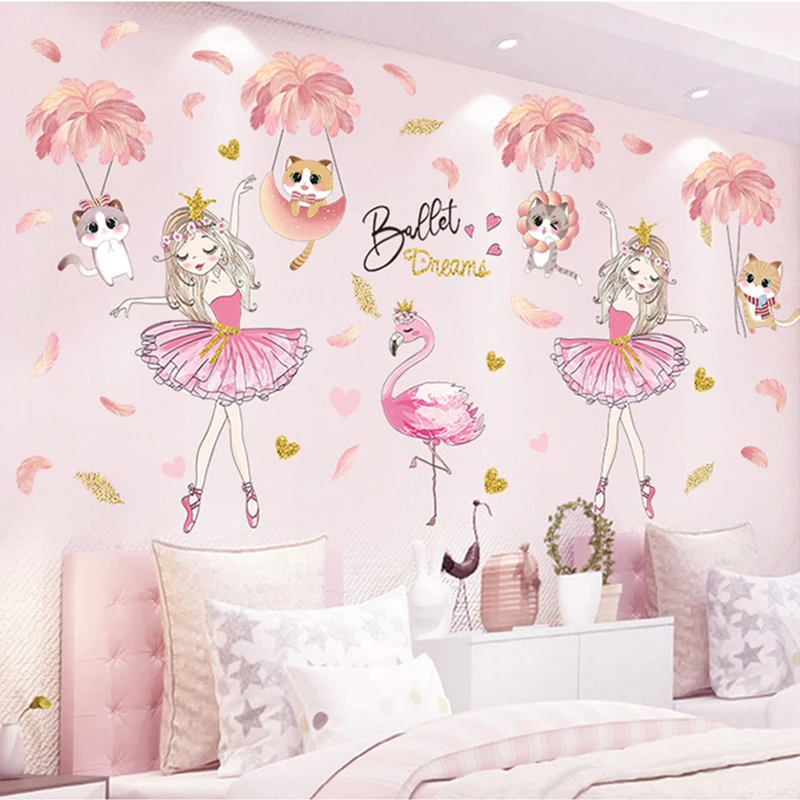 Cats Feathers Wall Stickers DIY Girl Animals Wall Decals for Kids Room Baby Bedroom Kindergarten Nursery Home Decoration
Cats Feathers Wall Stickers DIY Girl Animals Wall Decals for Kids Room Baby Bedroom Kindergarten Nursery Home Decoration