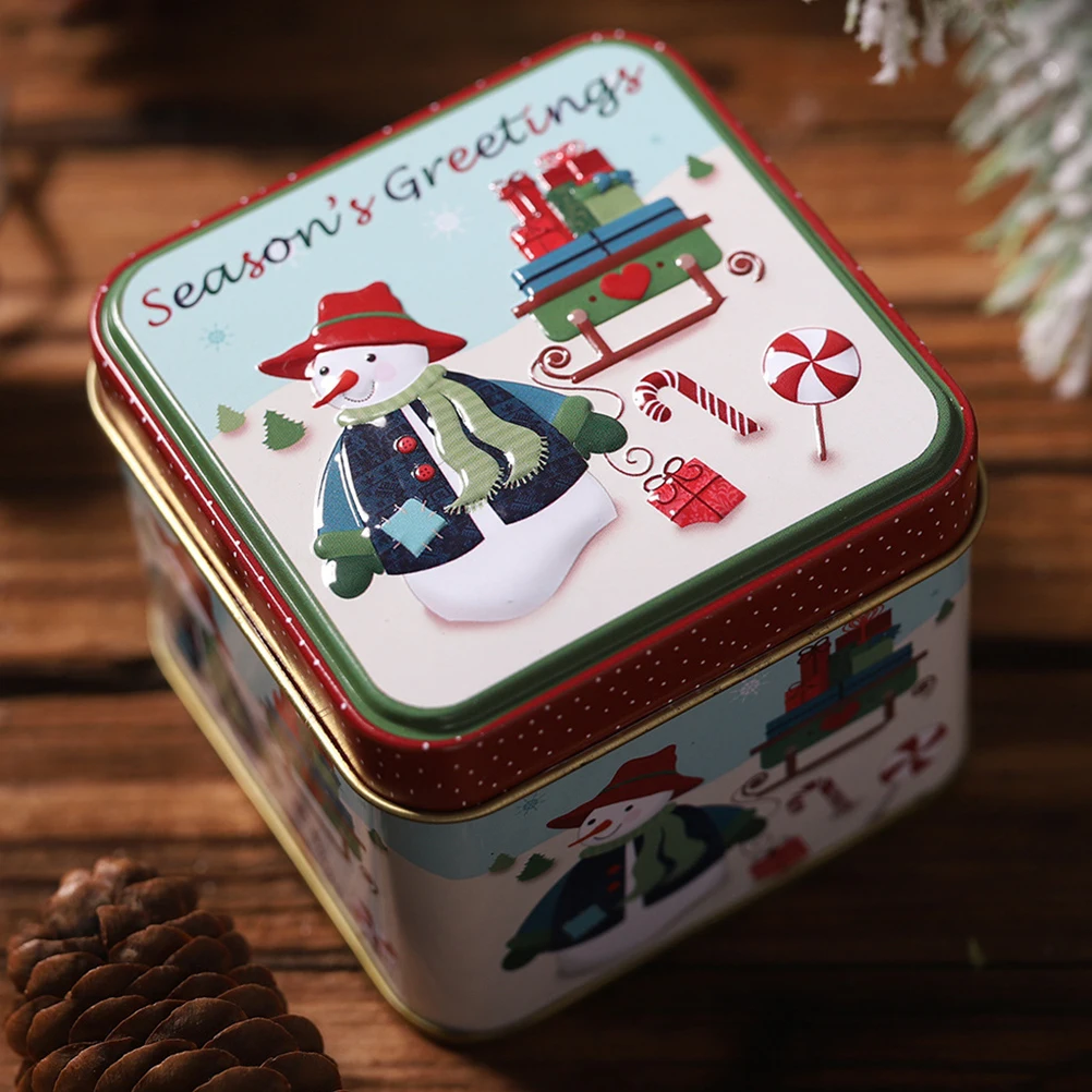 Candy Box Cookie Jar Storage Tins with Lids Holiday Christmas Boxes Biscuit Square Child Gift
Candy Box Cookie Jar Storage Tins with Lids Holiday Christmas Boxes Biscuit Square Child Gift