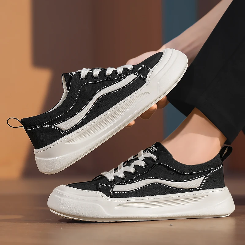 2025 The Latest Breathable Men's Soft Sole Comfortable Low Top Canvas Shoes College Students All Black Mesh Cloth Board Shoes
2025 The Latest Breathable Men's Soft Sole Comfortable Low Top Canvas Shoes College Students All Black Mesh Cloth Board Shoes