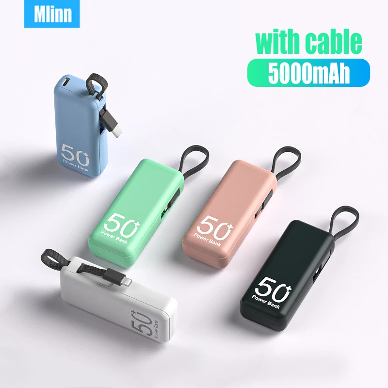 5000mAh Portable Power Bank Built in Cable External Spare Battery Pack Mini Powerbank For iPhone 14 13 Samsung S22 Xiaomi 12S
5000mAh Portable Power Bank Built in Cable External Spare Battery Pack Mini Powerbank For iPhone 14 13 Samsung S22 Xiaomi 12S