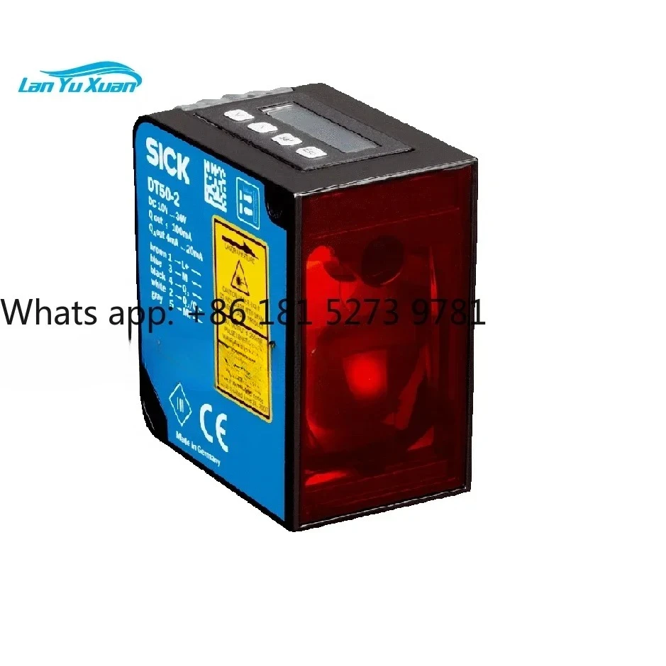 Оригинальные и новые датчики расстояния среднего диапазона Sick DT50-2 DC 10 В-30 В DT50-2B215252
Оригинальные и новые датчики расстояния среднего диапазона Sick DT50-2 DC 10 В-30 В DT50-2B215252