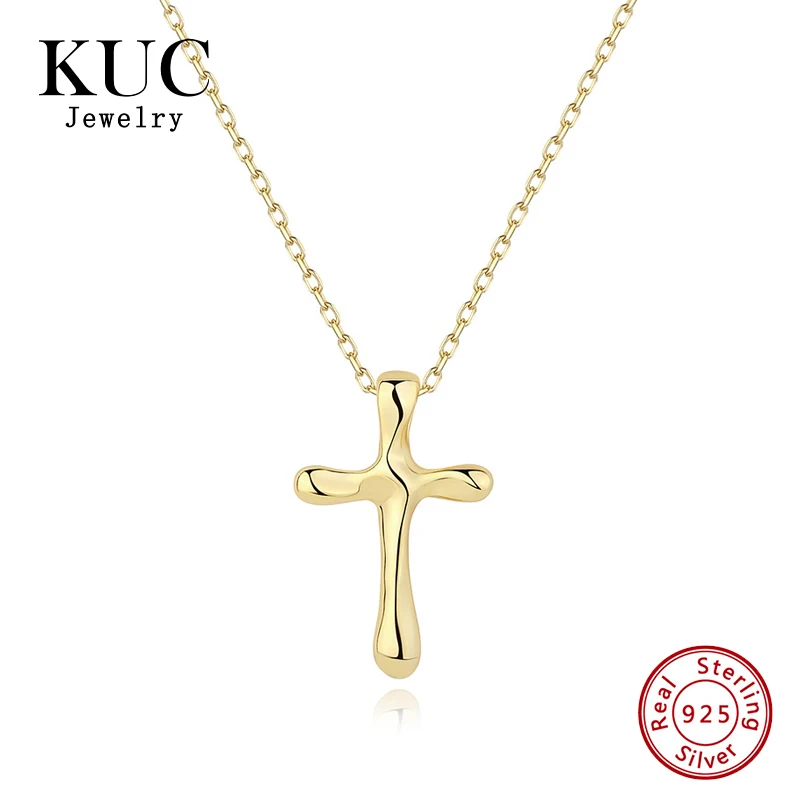 Fashion 925 Sterling Silver Fine Jewelry Vintage Irregular Lava Textured Cross Pendant Necklaces for Women
Fashion 925 Sterling Silver Fine Jewelry Vintage Irregular Lava Textured Cross Pendant Necklaces for Women