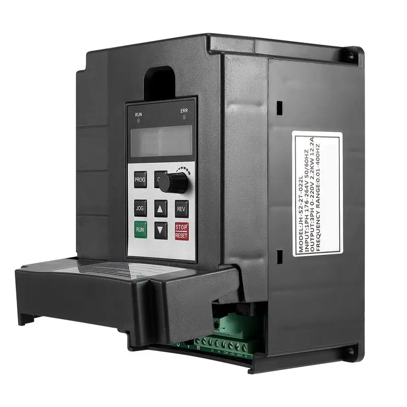 2.2KW 220V Variable Frequency Drive Inverter Single To 3 Phase CNC VFD Universal-B51B
2.2KW 220V Variable Frequency Drive Inverter Single To 3 Phase CNC VFD Universal-B51B