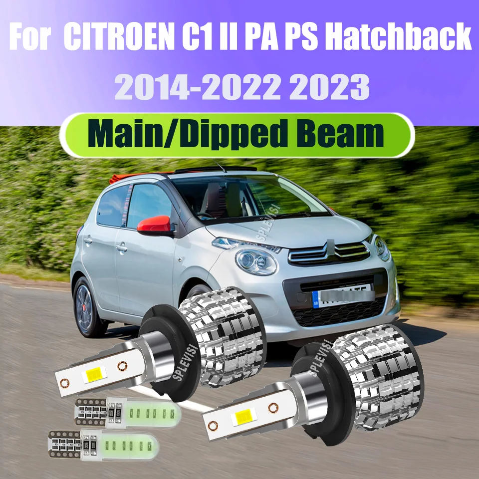 LED Headlight Bulbs - silent turbo fan and aviation aluminum housing For CITROEN C1 II PA PS Hatchback 2014 2015 2016 2017-2023
LED Headlight Bulbs - silent turbo fan and aviation aluminum housing For CITROEN C1 II PA PS Hatchback 2014 2015 2016 2017-2023