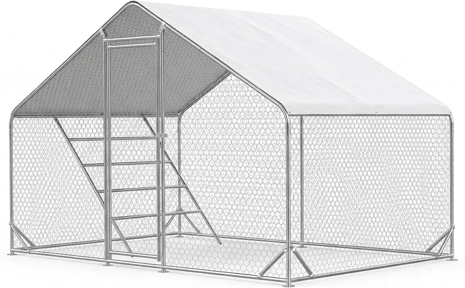 Large Metal Chicken Run 98x65x65ft Walk In Chicken Pen For 610 Chickens Poultry Cage Stability Corner Braces Rear Support Pole R
Large Metal Chicken Run 98x65x65ft Walk In Chicken Pen For 610 Chickens Poultry Cage Stability Corner Braces Rear Support Pole R