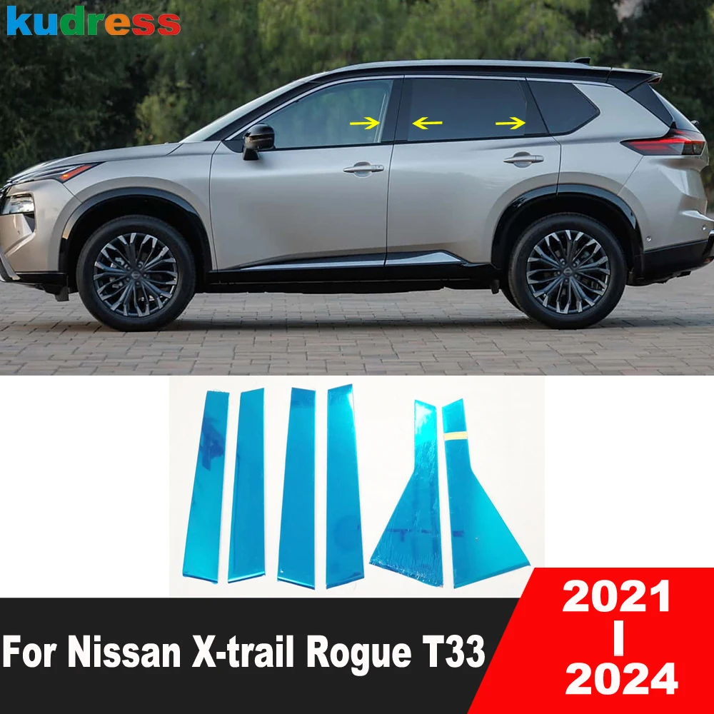 Window Center Pillar Cover Trim For Nissan X-trail Rogue T33 2021-2023 2024 Steel Car Windows B C Pillars Post Strip Accessories
Window Center Pillar Cover Trim For Nissan X-trail Rogue T33 2021-2023 2024 Steel Car Windows B C Pillars Post Strip Accessories
