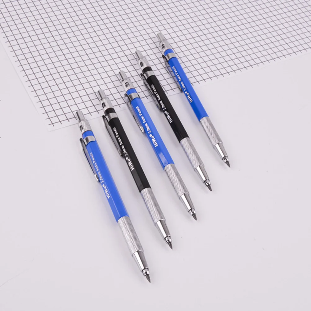 2Pcs Metal Mechanical Pencil Set 2.0mm Automatic Writing Drawing Drafting Pencil with Refill Leads for Students Office Black
2Pcs Metal Mechanical Pencil Set 2.0mm Automatic Writing Drawing Drafting Pencil with Refill Leads for Students Office Black