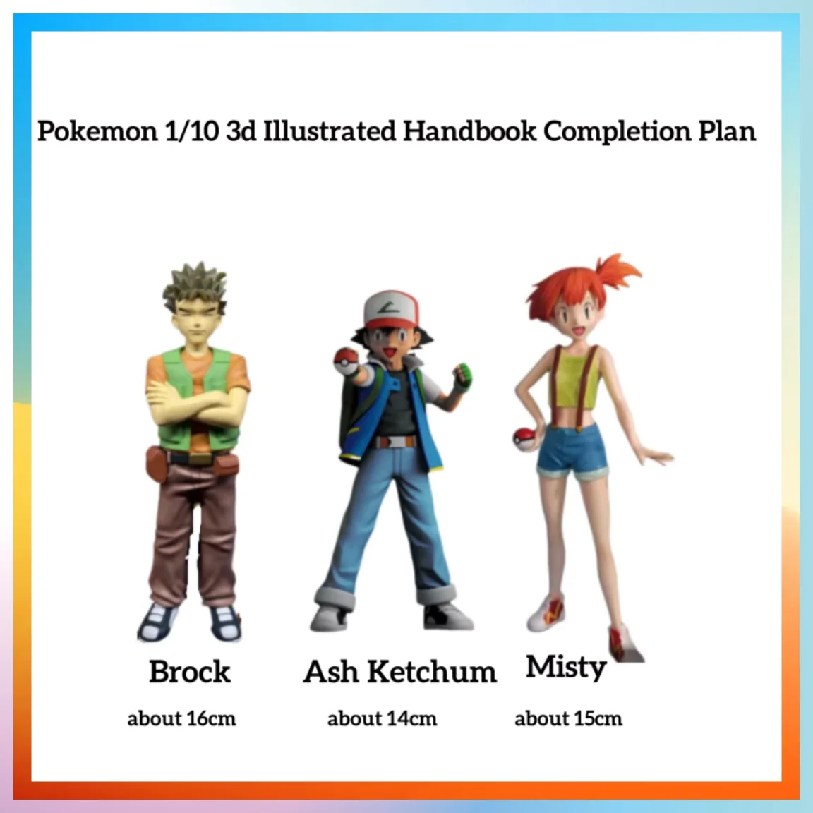 New Pokemon 1/10 Statue Model Misty Brock Ash Ketchum Figures 1/10 Resin Pu Figurine Collect Toy Gift
New Pokemon 1/10 Statue Model Misty Brock Ash Ketchum Figures 1/10 Resin Pu Figurine Collect Toy Gift