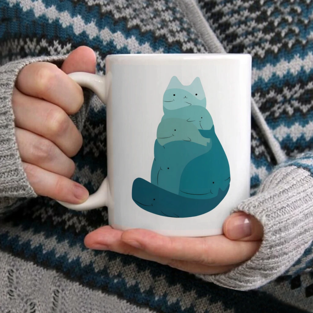 Whale CatCoffee Mug Tea Cup 11oz Coffee Cup Funny Birthday Ceramic Mug Personalized Cup
Whale CatCoffee Mug Tea Cup 11oz Coffee Cup Funny Birthday Ceramic Mug Personalized Cup