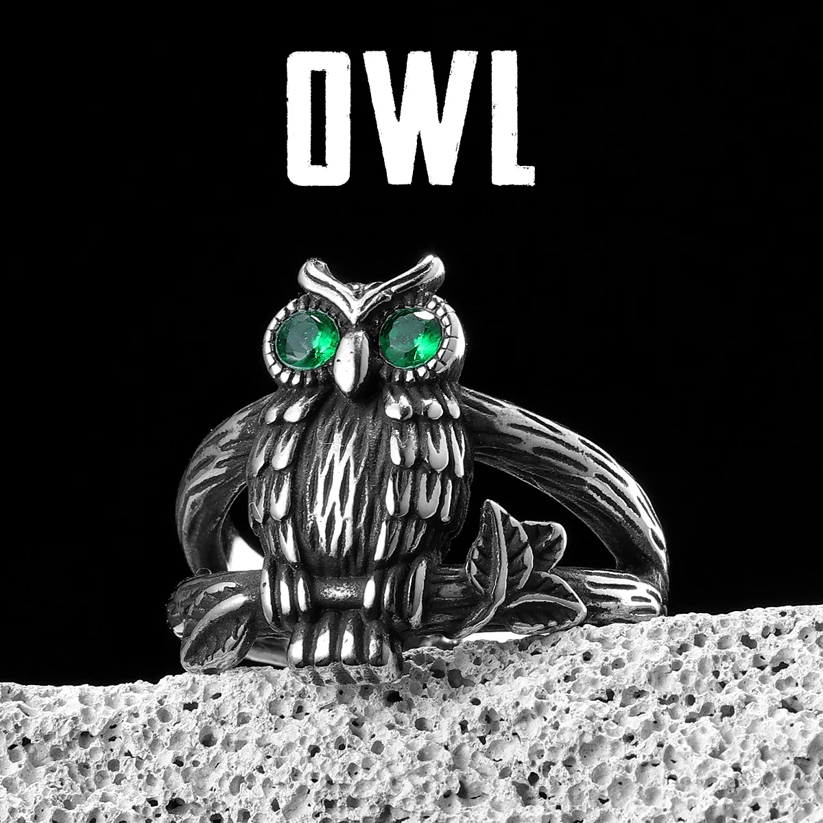 Owl Punk Men Rings Stainless Steel Retro Simple Cute Bird Women Jewelry Fashion Accessories Gift Wholesale Dropshiping
Owl Punk Men Rings Stainless Steel Retro Simple Cute Bird Women Jewelry Fashion Accessories Gift Wholesale Dropshiping
