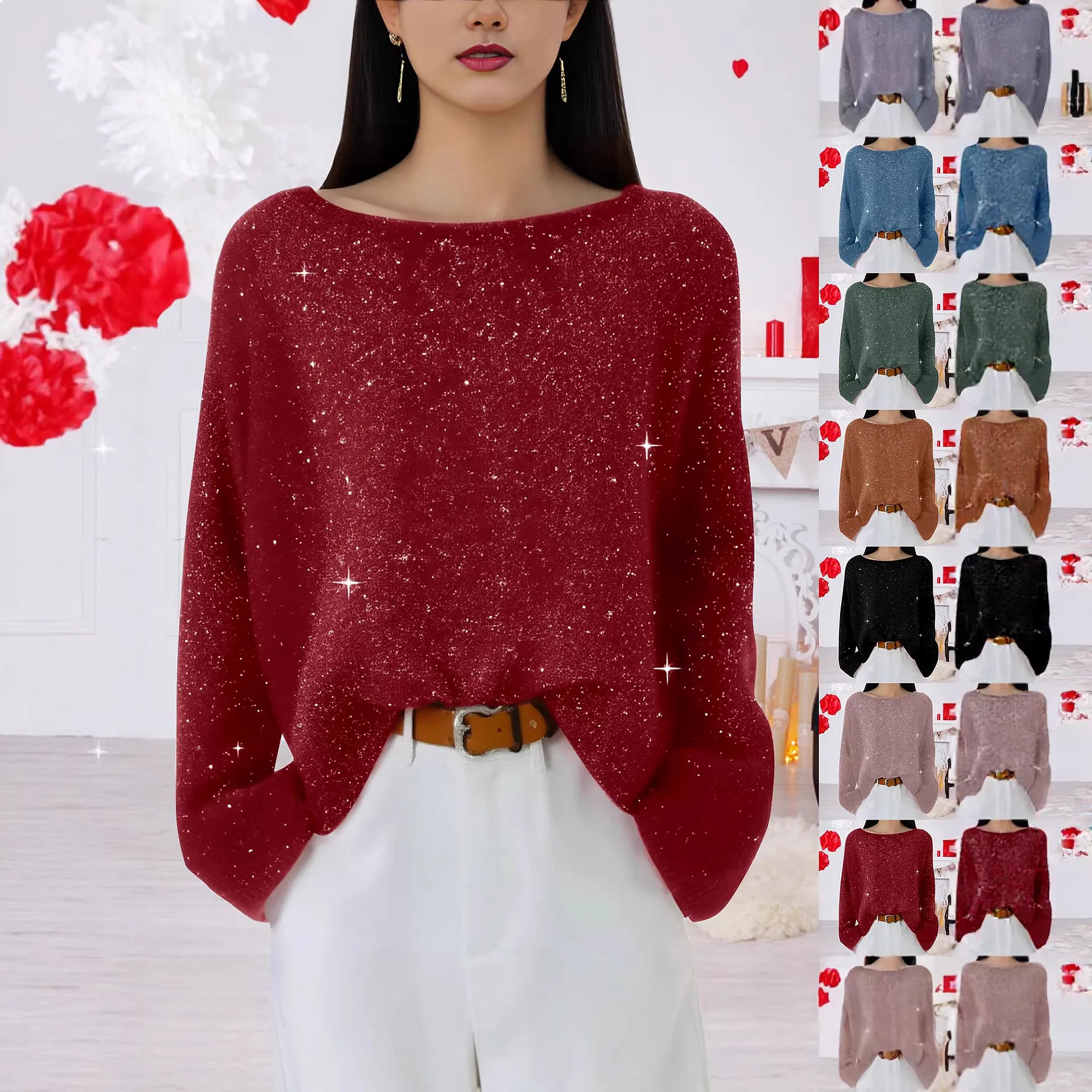 Women's Long Sleeve Off Shoulder Top Ribbed Knit Shirt Blouse Tops Spring Summer
Women's Long Sleeve Off Shoulder Top Ribbed Knit Shirt Blouse Tops Spring Summer