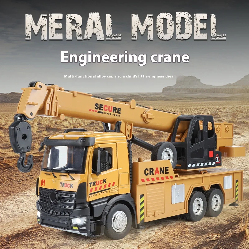 Large-sized Engineering Car Children's Toy Car, Alloy Die-cast Crane Model, Realistic Horn Sound, Game Vehicle Gift for Boys
Large-sized Engineering Car Children's Toy Car, Alloy Die-cast Crane Model, Realistic Horn Sound, Game Vehicle Gift for Boys