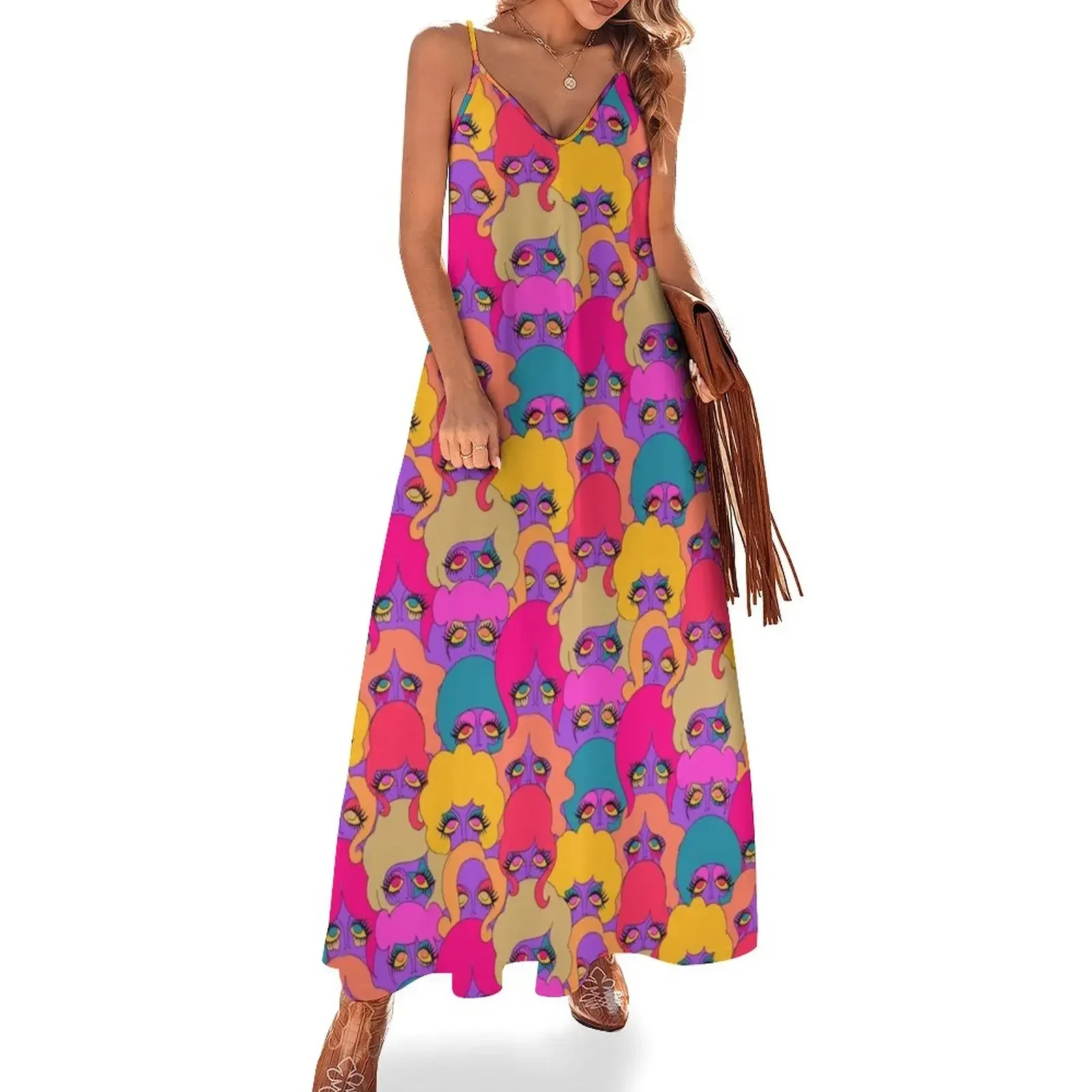Colorful Ladies Sleeveless Dress dress for women summer cute dress birthday for women
Colorful Ladies Sleeveless Dress dress for women summer cute dress birthday for women